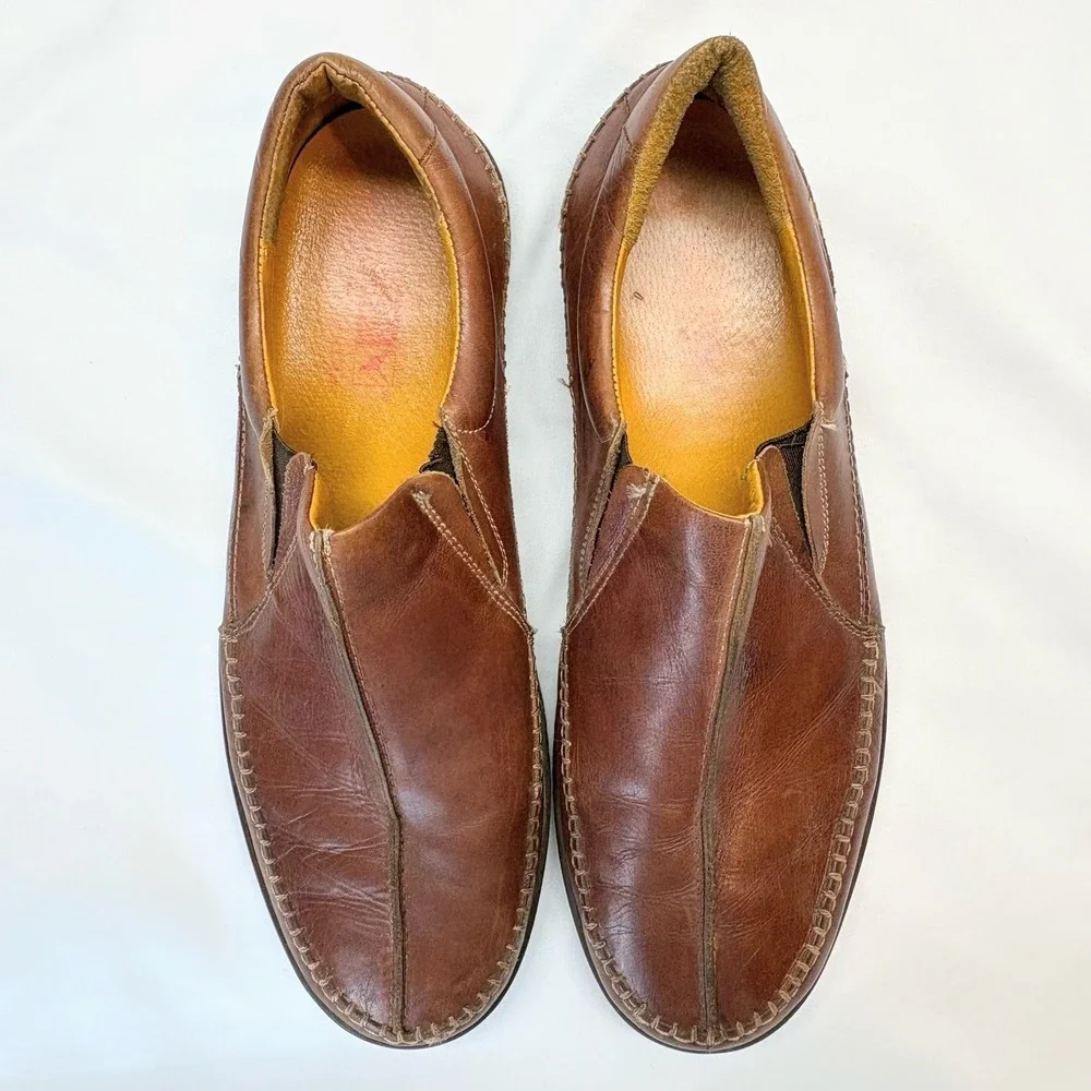 Pikolinos San Telmo Leather Loafers in Brandy EU 46 US Men's 13 Slip On Brown